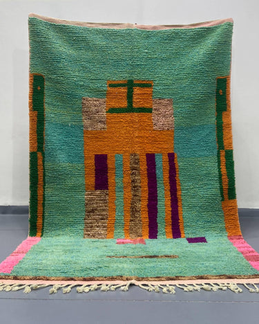 Vintage Moroccan Rug 5.9 x 9.2 feet / 182 x 282 cm - Ettilux Home
